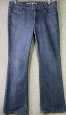 Tommy Hilfiger Jeans Womens Jeans Size 14R Bootcut Low Rise Dark Wash MP10