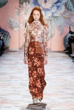 ZIMMERMANN Unbridled Contour Floral Print Maxi Skirt Size 0 (AU 6 / US 2) Runway