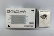 Miuzei Raspberry Pi 5 Heatsink Case w/ Active Cooler up & down ventilation