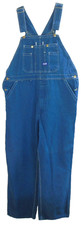 Big Smith Jean Bib Overalls 40X31 Dark Wash 8 Pocket VGUC