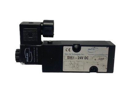 NOS Max-Air 24VDC 1/4  Orifice 3-way 4-Pos 30-120 psi Solenoid Valve SV61-24VDC