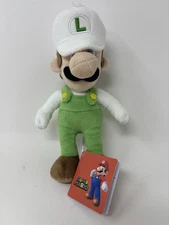 Fire Luigi Super Mario Bros. 9” Stuffed Plush Little Buddy Nintendo New