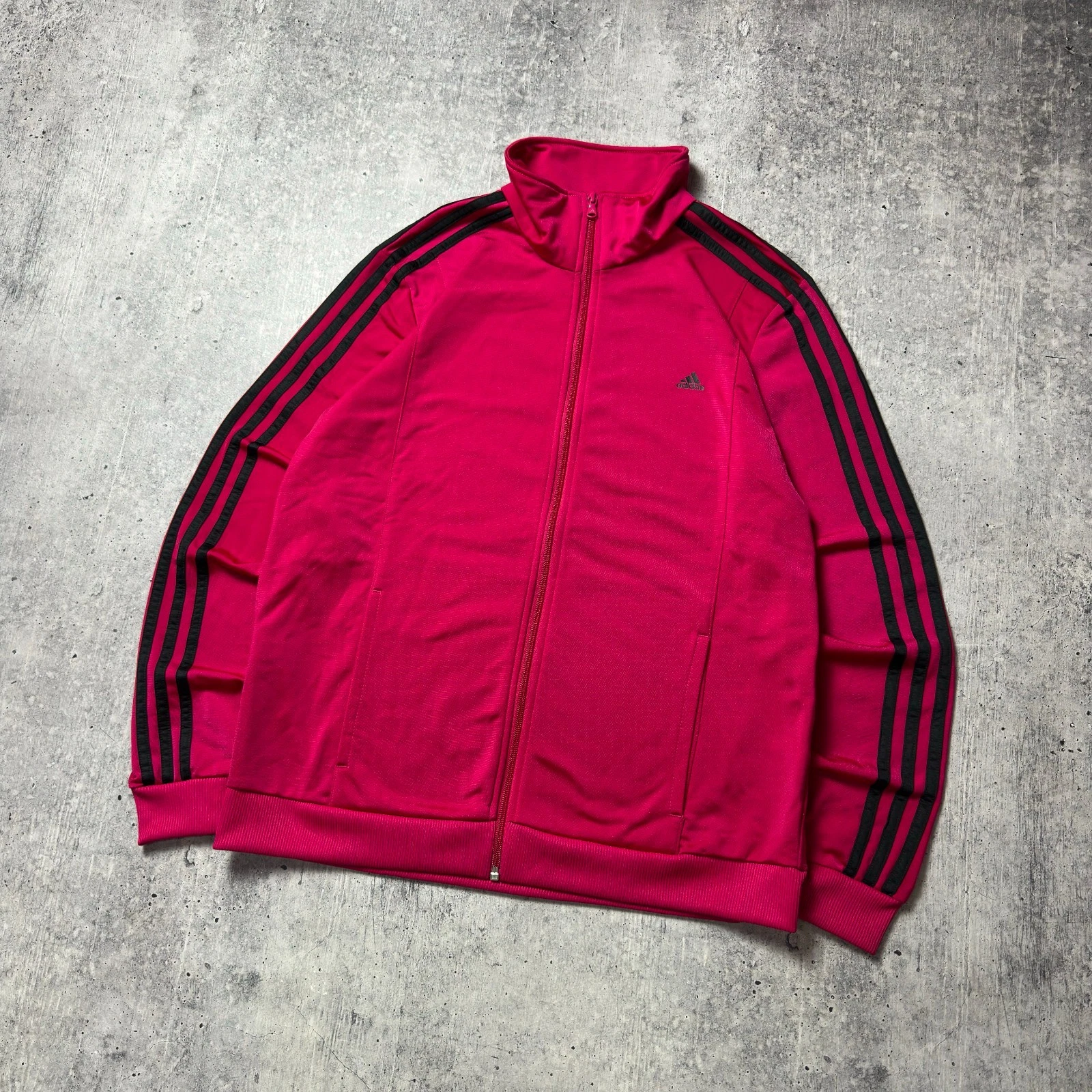 Vintage Adidas Firebird Style Jacket Trefoil Y2K Track Top Wmns Size L