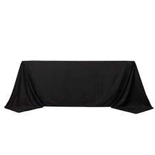90" x 132" Scuba Polyester Rectangular Tablecloth Party Events Home Decorations
