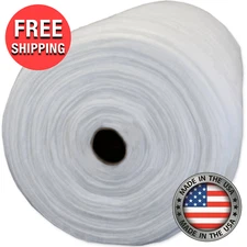 Soft White Polyester Quilting Batting Craft 96" x 30 Yards Lightweight Quilt USA