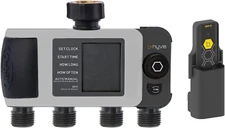 Orbit 24639 B-Hyve XD 4-Port Smart Hose Watering Timer with Wi-Fi Gen 2 Hub Gray