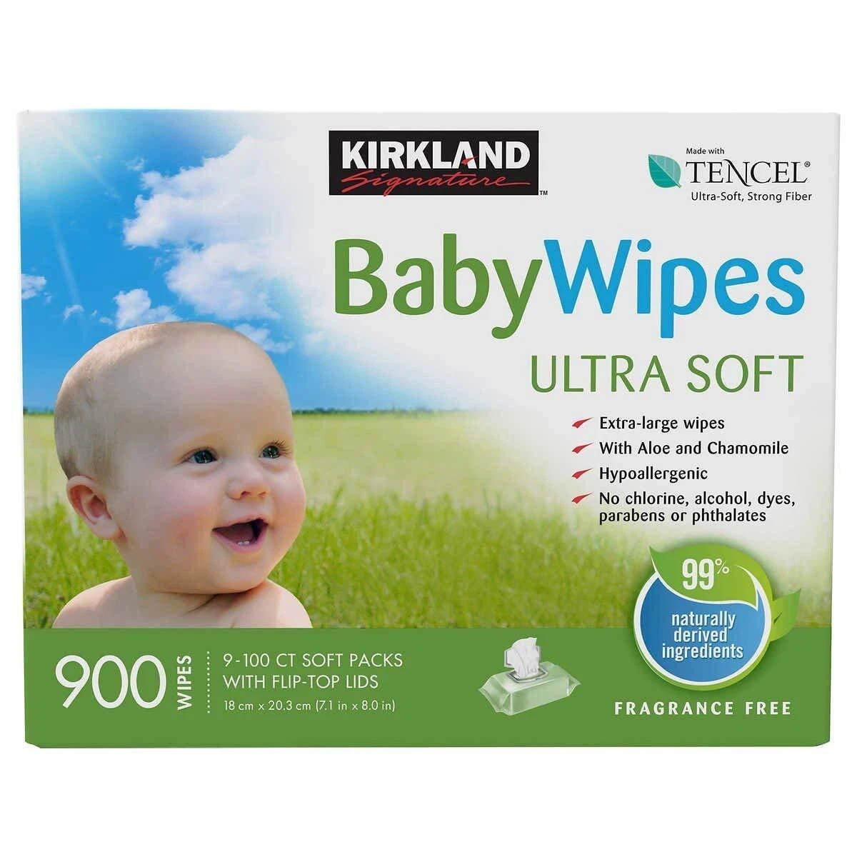 KIRKLAND Signature Baby Wipes (900 Wipes)
Opens in a new window or tab
