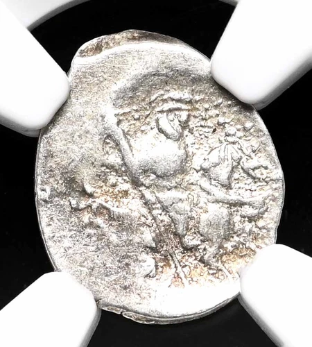 RUSSIA. Ivan IV "The Terrible", 1533-1584. Silver Kopek, Pskov mint, NGC AU53