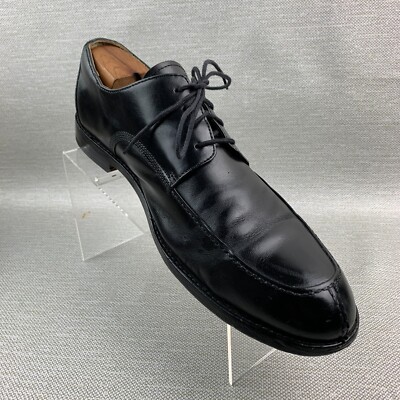 Johnston Murphy Apron Toe Lace Up Leather Oxford Dress Shoe Black Mens 11.5 M Johnston Murphy Apron Toe Lace Up Leather Oxford Dress Shoe  main image 2