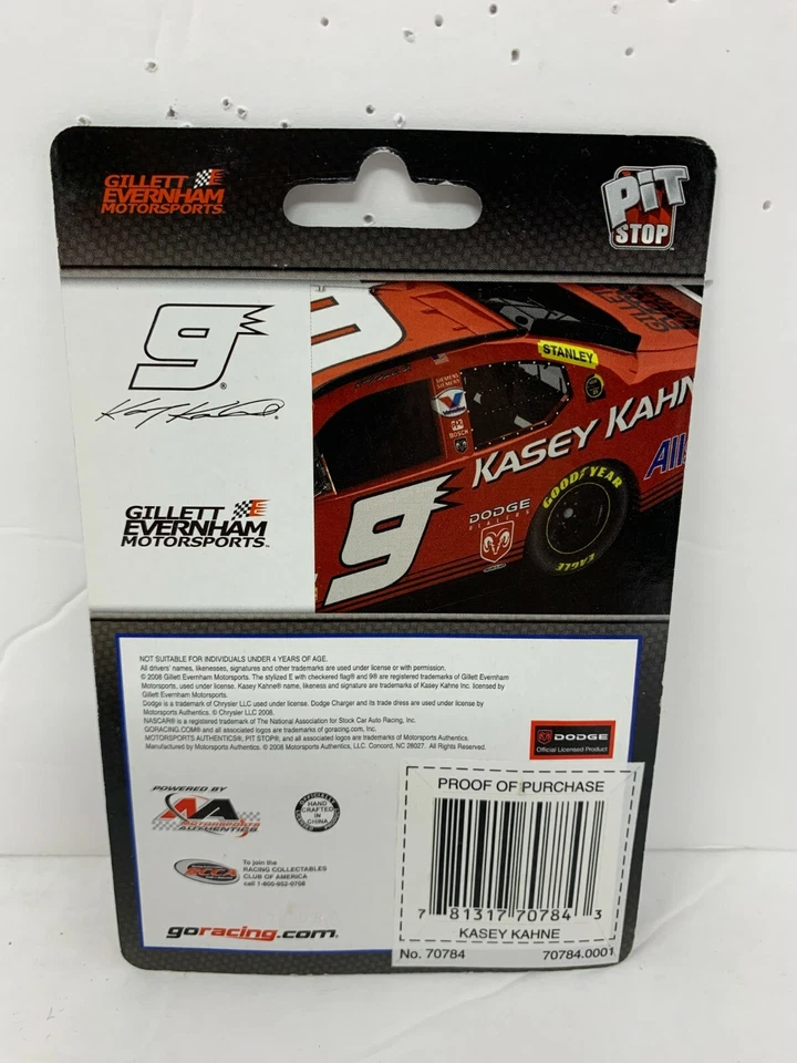 Motorsports Authentics Nascar Kasey Kahne Gillett Evernham Pit Stop 1:64 Diecast - Image 3 of 3