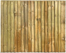 Tanalised Feather Edge Fence - Pressure Treated Vertical Boundary