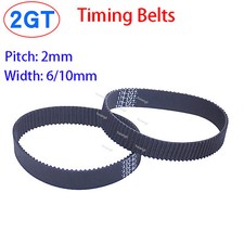 2GT Timing Belts Close Loop Rubber Pitch 2mm for CNC 3D Printer Width 6mm/10mm