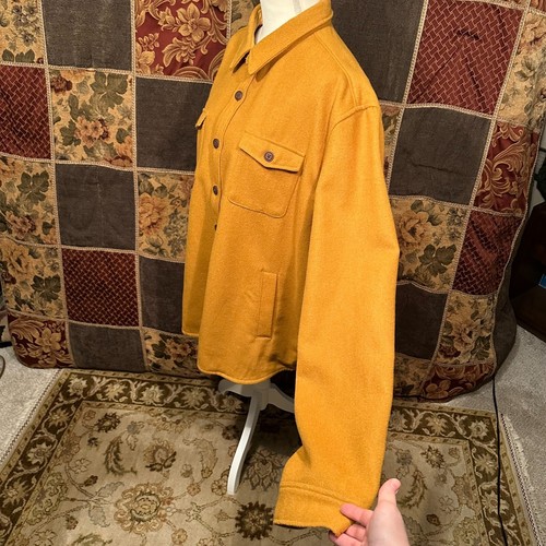 The Normal Brand Brightside Flannel Lined Jacket Men’s 2XL XXL Yellow Workwear - Picture 7 of 22