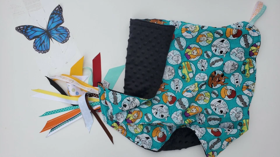 Kids Lovely Scooby-Doo team print Minky Security Blanket for Babies and toddlers - Image 3 of 4