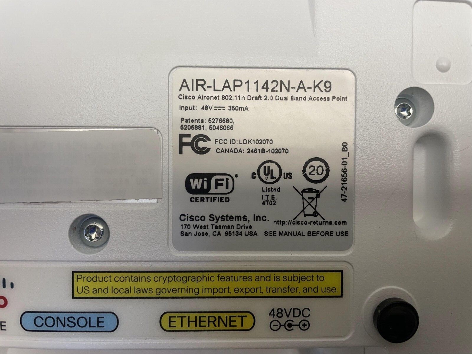 48V AC/DC Adapter Replacement For Cisco Aironet 1700 2700 3700 3700i AIR CAP3702I A K9 B K9 R K9 E K9 AIR LAP1142N A K9 AIR CAP1702I A K9 B K9 AIR CAP2702I A K9 LAP1142 Access Point AP - Foto 5