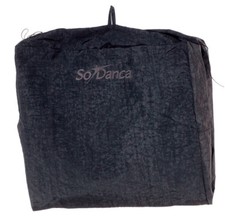 SO DANCA Durable Nylon Hanging DRESS/COSTUME/GARMENT STORAGE BAG, Black, NWT