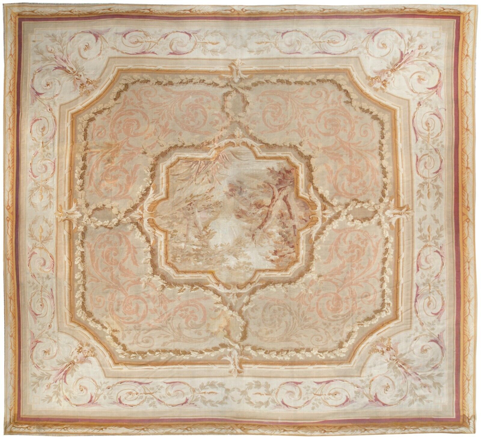 Antique Aubusson  Rug, Circa 1780 (15' x 17')