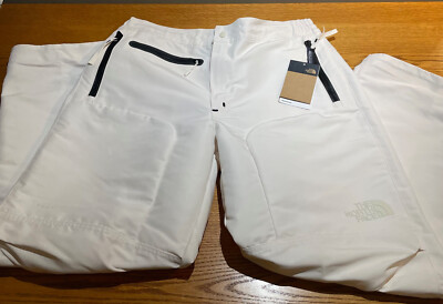 The North Face Men's White Steep Tech RMST Freedom Insulated Ski Snow Pants XL