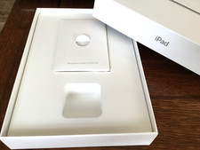 EMPTY Apple iPad White Box FOR 32GB Space Gray Model A1823 NO PHONE, EMPTY Box