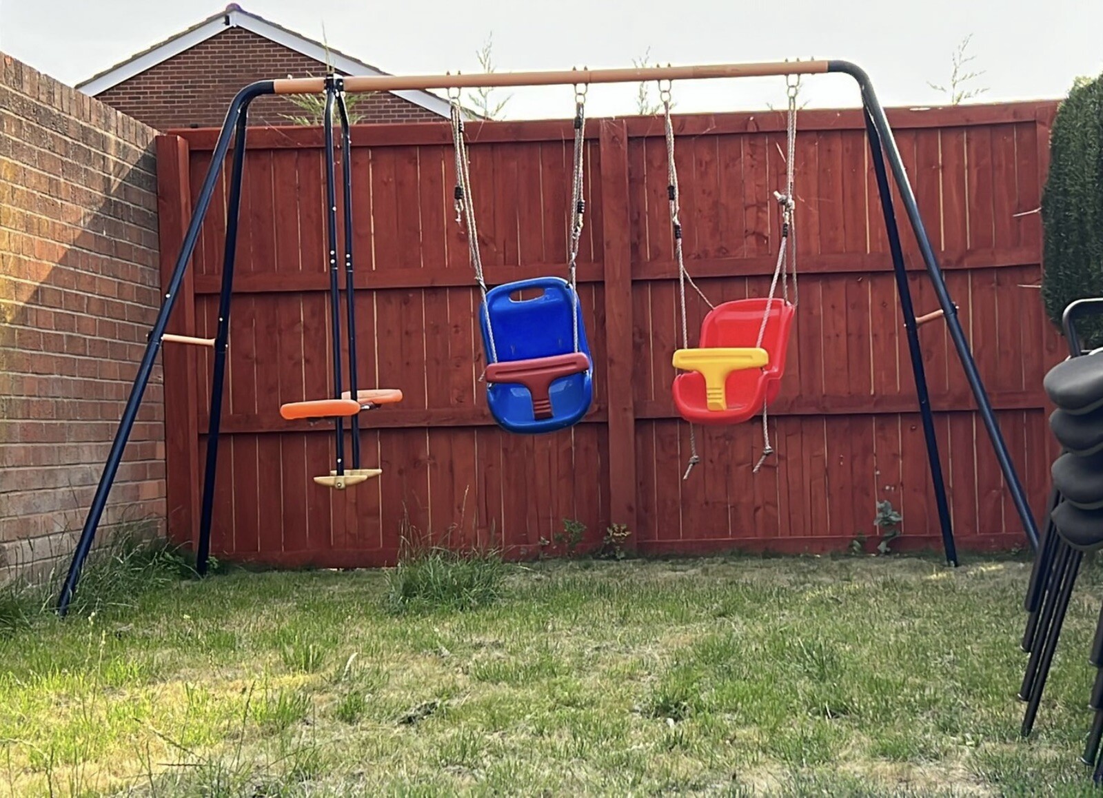 kids outdoor garden swing set eBay