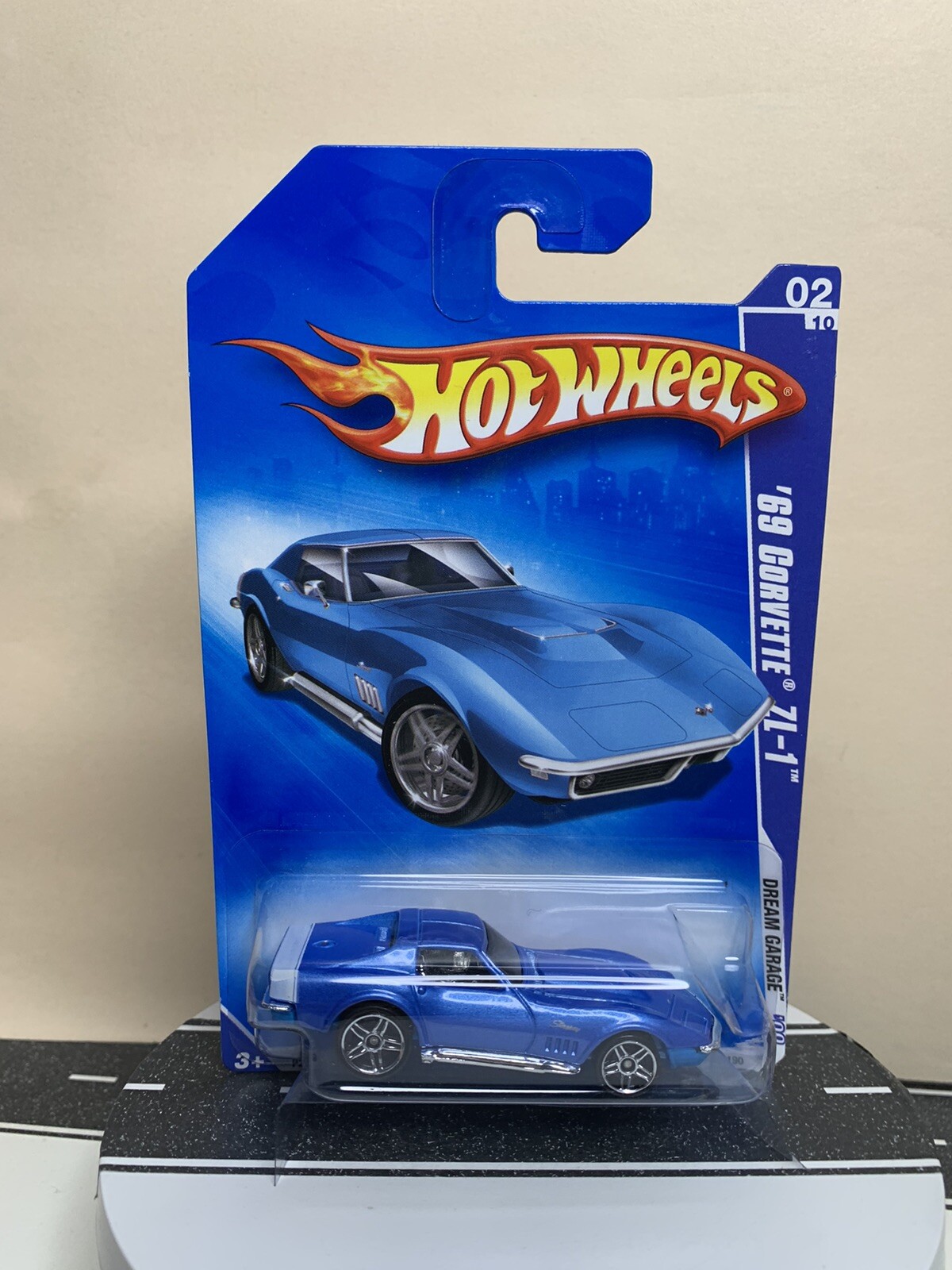 2009 Hot Wheels #148 Dream Garage 2/10 '69 Chevy Corvette ZL-1 ZL1 Blue w/PR5