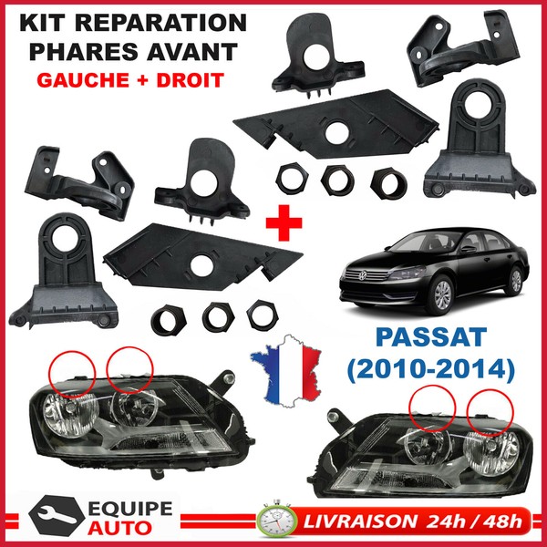 Halter Clips Reparatur Scheinwerfer Vorne Links + Rechts FüR Passat 3AA998226-image
