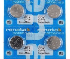 357 Renata Watch Batteries x 4