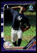 2019 Bowman Chrome Prospects Purple Shimmer Deivi Garcia #BCP-241