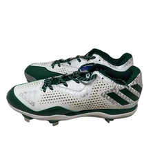 Adidas Power Alley 4 Mid Metal Baseball Cleats 12.5 US mens q16491 Green White