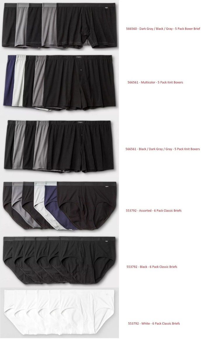 Mens Goodfellow & Co. Big & Tall BNT Underwear | eBay