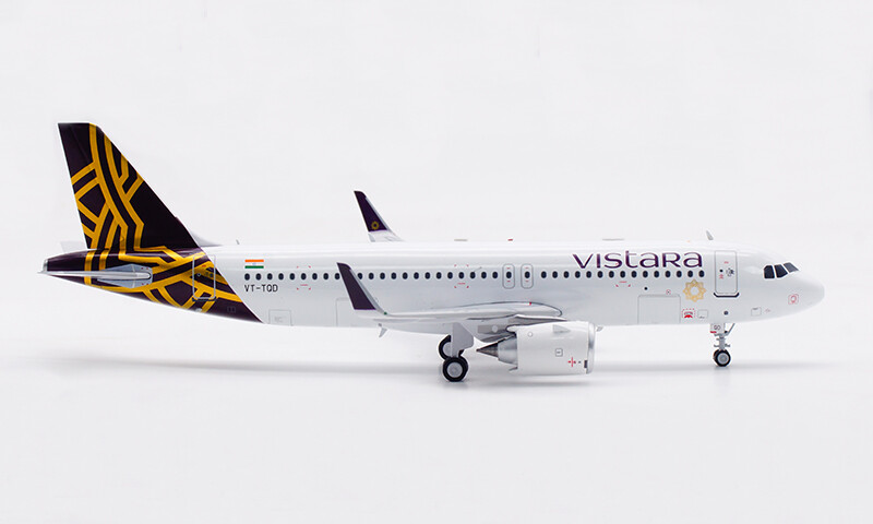 1:200 InFlight VISTARA AIRBUS A320NEO Passenger Airplane Diecast