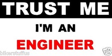 TRUST ME I'M ENGINEER HARD HAT STICKER HELMET STICKER LAPTOP STICKER TOOLBOX 