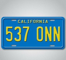 Starsky and Hutch Metal Stamped License Plate 30x15cm Ford Gran Torino - 58
