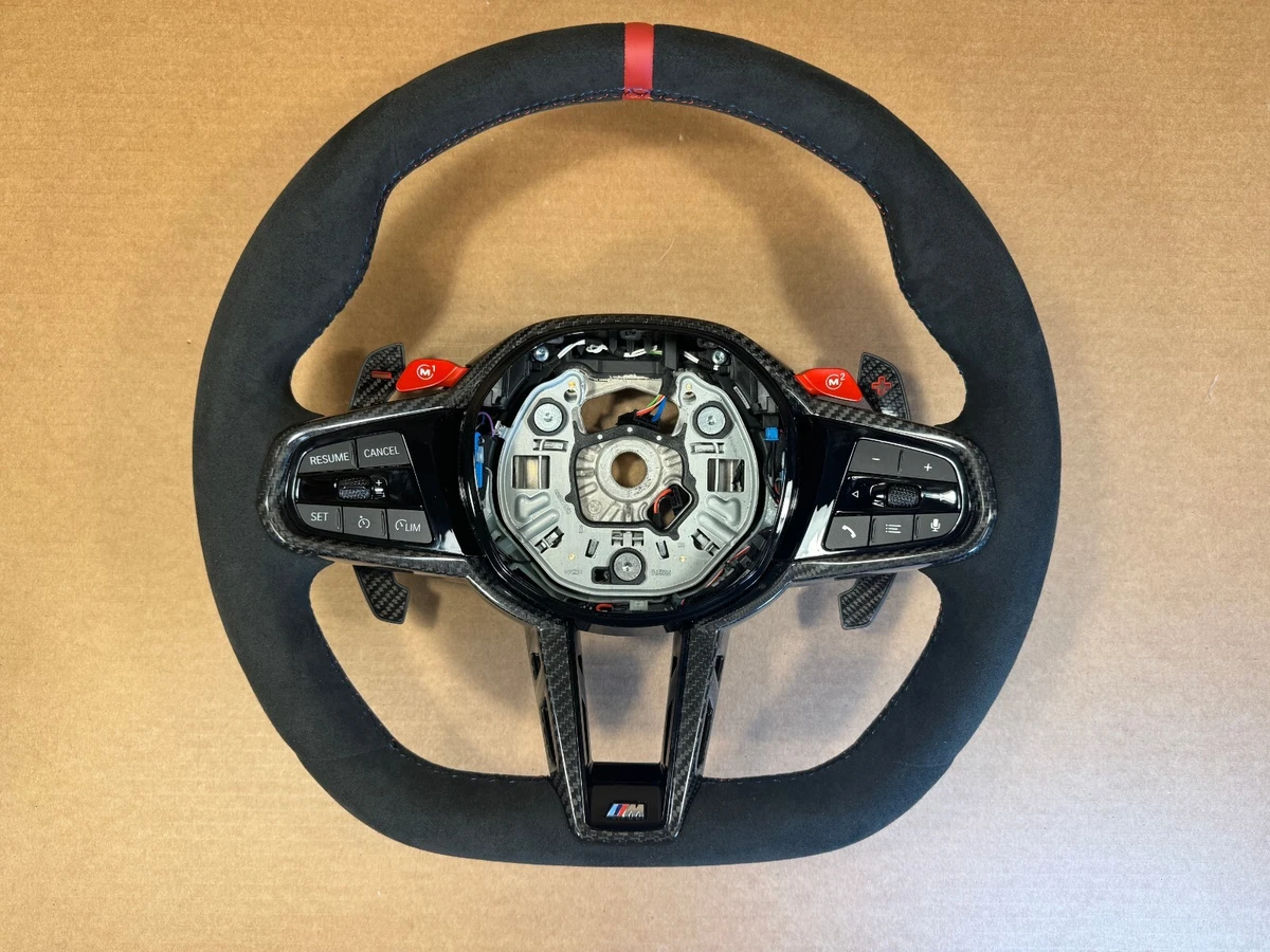 BMW M2 G87 M3 G80 G20 G21 M4 G82 Alcantara M Steering Wheel Carbon 