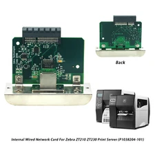 "Internal Printserver (Ethernet port) for ZT210 P1038204-101"