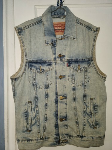 Levis Strauss Jean/Denim Vest Sz Medium 