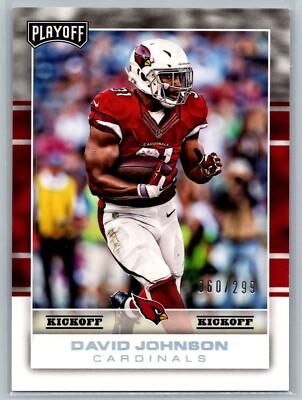 2017 Playoff Kickoff #1 David Johnson Holo SP/299