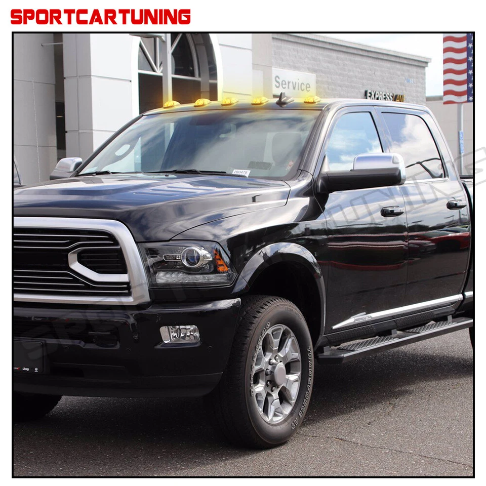 For 03-18 Dodge Ram 1500 2500 3500 Crew Pickup LED Cab Roof Marker Running Light - Image 4 of 4