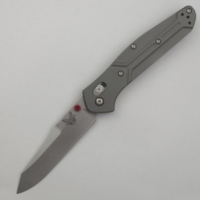 Benchmade Custom Osborne Titanium Scales S90V Stainless Red Spacers and Stud New