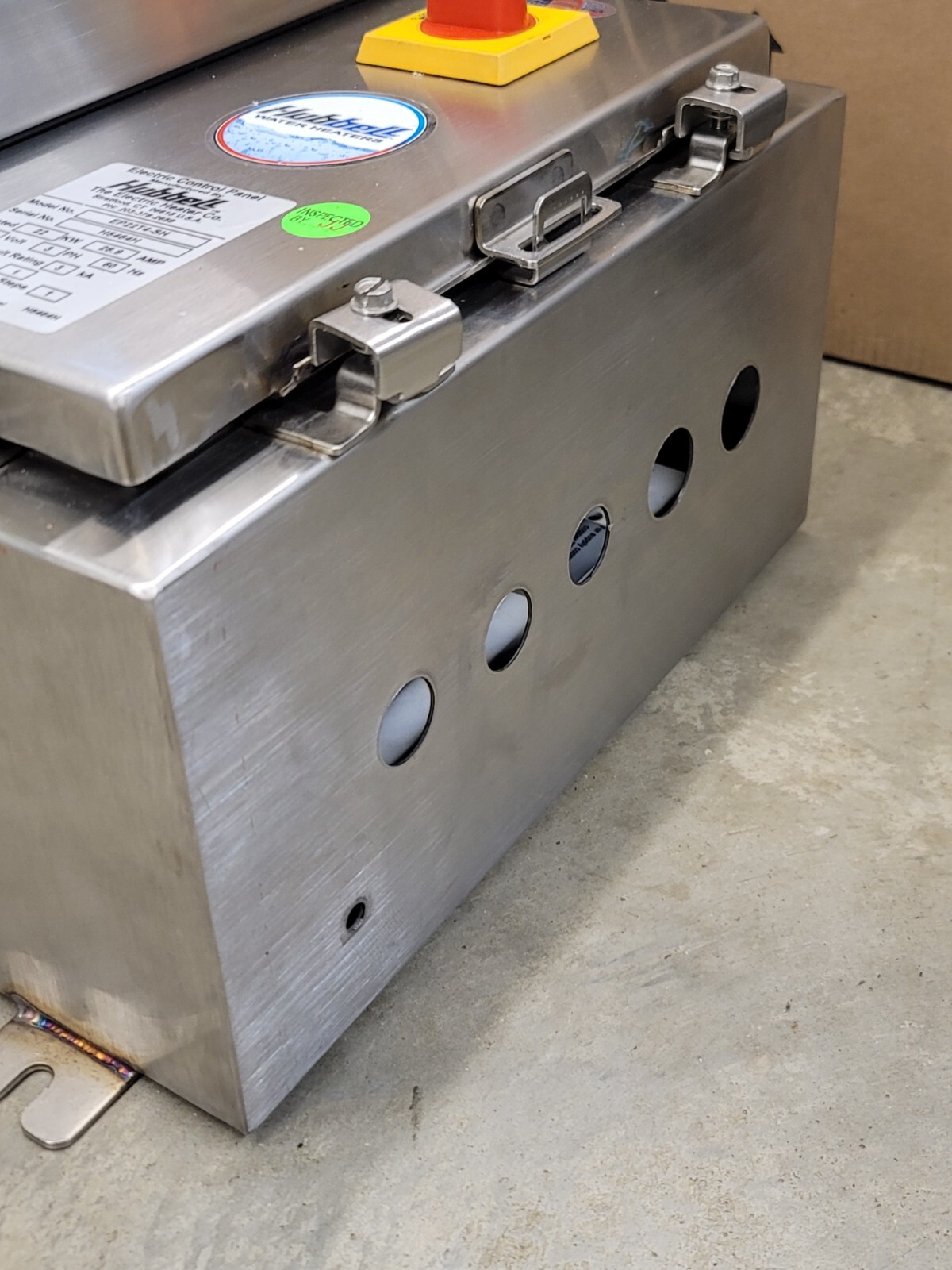 Hubbell Water Heater Control Panel EP22T4SH 22KW Chromalox 4040