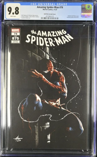 Amazing Spider-Man #74 (#875) - Dell'Otto Variant Cover - CGC 9.8