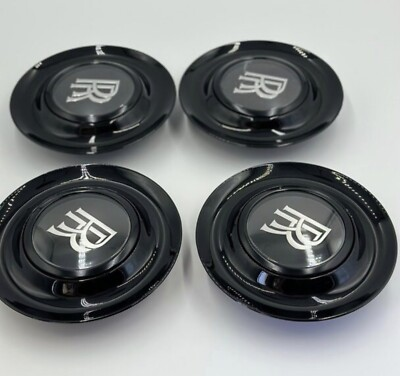 #ad #ad 4 Custom Rolls Royce Style Phantom Ghost 183mm Floating Wheel Center Caps Set $227.44