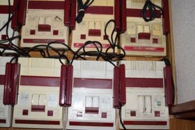 Famicom Console body only Parts family computer Nintendo 10 Lot Junk a