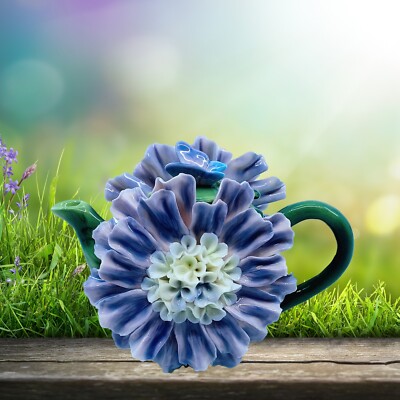 Cosmos Gifts; AppleTree Design, Dahlia Flower Teapot, Item# 56631