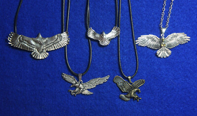 Adler - Eagle - Donnervogel - Thunderbird - Halskette - Leder - Country