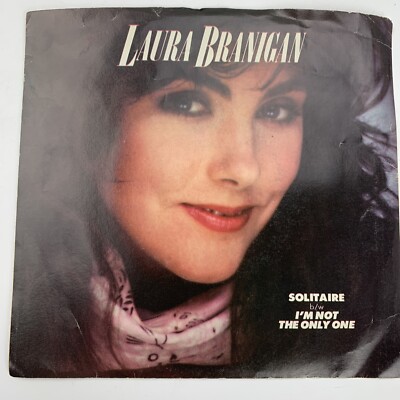 Laura Branigan Solitaire / I'm Not The Only One Record 45 RPM Vinyl
