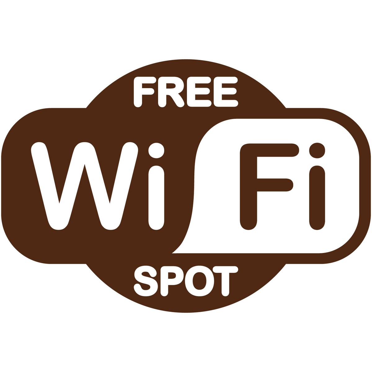 Adesivo Finestra Auto Hot Spot Wifi Gratuito 2 Pezzi Business - Foto 12