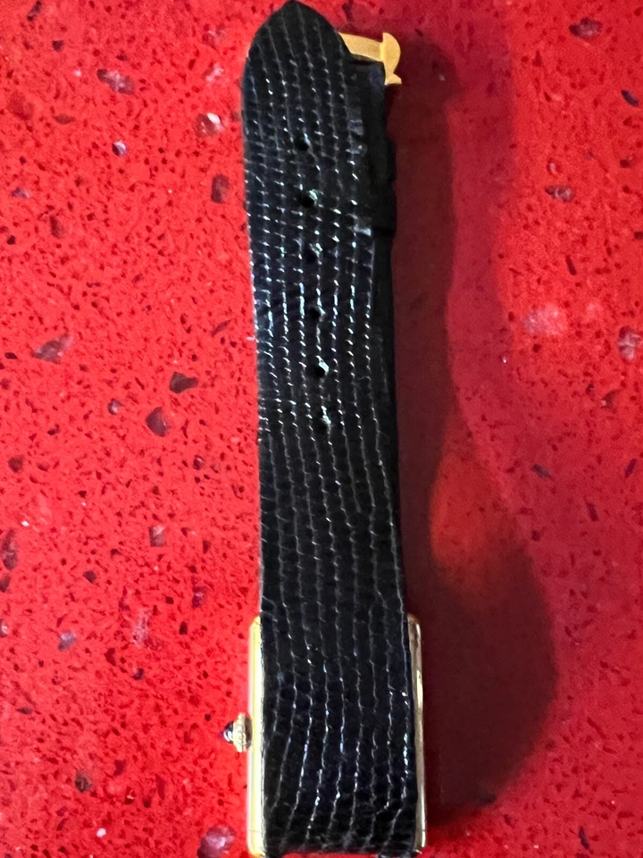 RELOJ TANQUE MECÁNICO CARTIER MUJER TRICOLOR VERMEIL 18 K HECHO EN SUIZA Foto 4 de 4