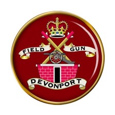 Devonport Royal Navy Field Gun crew Pin Badge