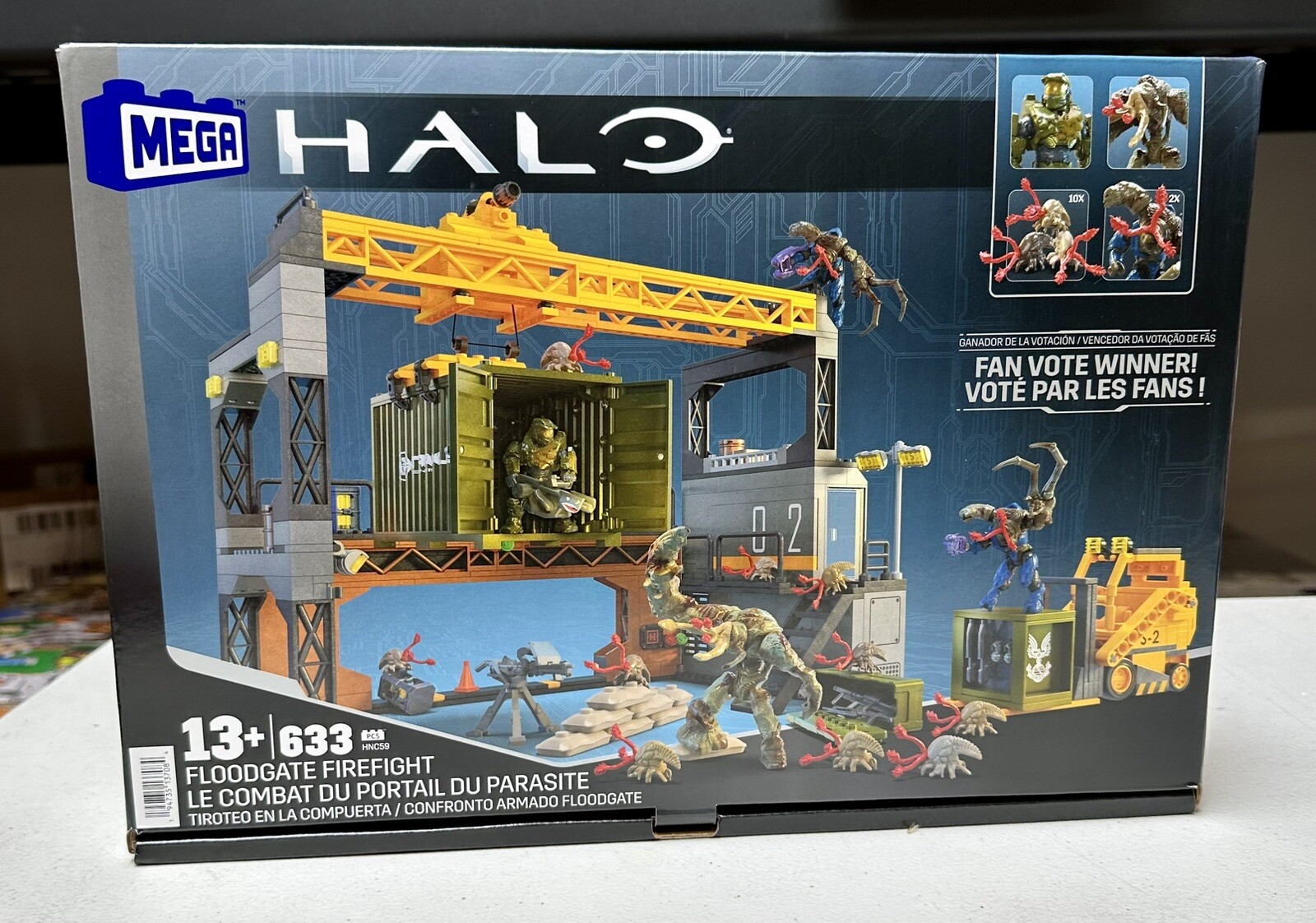2023 mega construx halo traxus floodgate firefight in hand ebay